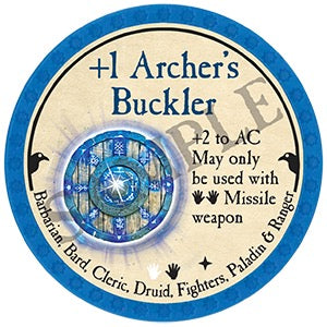 +1 Archer's Buckler - 2025 (Light Blue)