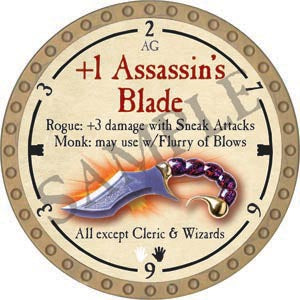 +1 Assassin's Blade - 2020 (Gold) - C37