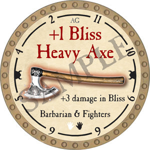 +1 Bliss Heavy Axe - 2018 (Gold) - C131