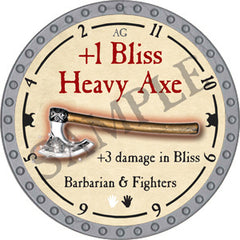 +1 Bliss Heavy Axe - 2018 (Platinum) - C131