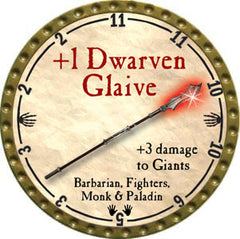 +1 Dwarven Glaive - 2012 (Gold) - C17