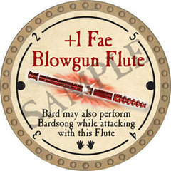 +1 Fae Blowgun Flute - 2017 (Gold) - C131