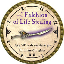 +1 Falchion of Life Stealing - 2010 (Gold) - C136