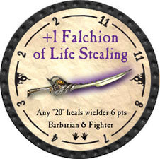 +1 Falchion of Life Stealing - 2010 (Onyx) - C17