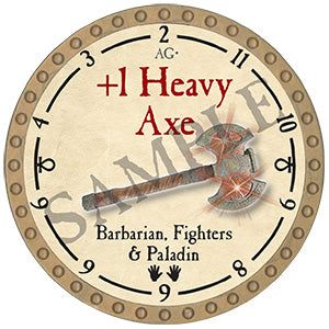 +1 Heavy Axe - 2024 (Gold) - C131