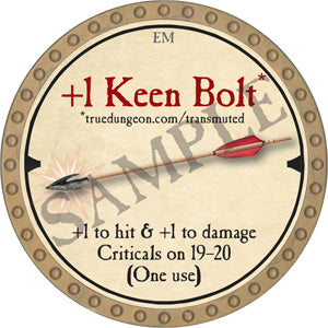 +1 Keen Bolt - 2019 (Gold) - C131