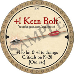 +1 Keen Bolt - 2019 (Gold) - C131