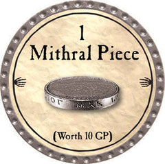 1 Mithral Piece - 2012 (Platinum) - C17