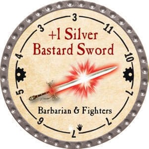 +1 Silver Bastard Sword - 2013 (Platinum) - C17