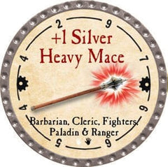 +1 Silver Heavy Mace - 2013 (Platinum) - C17