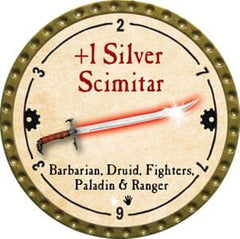 +1 Silver Scimitar - 2013 (Gold) - C17