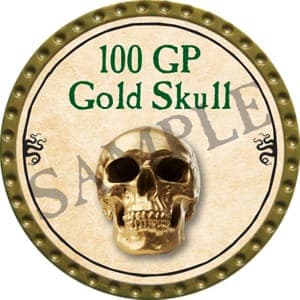 100 GP Gold Skull - 2016 (Gold) - C131