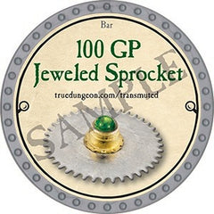 100 GP Jeweled Sprocket - 2023 (Platinum) - C134