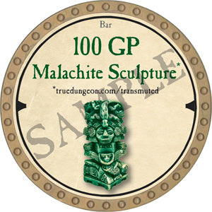 100 GP Malachite Sculpture - 2019 (Gold) - C134