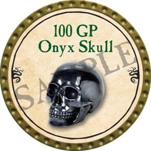 100 GP Onyx Skull - 2016 (Gold) - C131