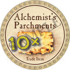 10x Alchemist's Parchments - Yearless (Tan) - C136