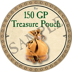 150 GP Treasure Pouch - 2021 (Gold) - C131