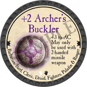 +2 Archer’s Buckler - 2018 (Onyx) - C12