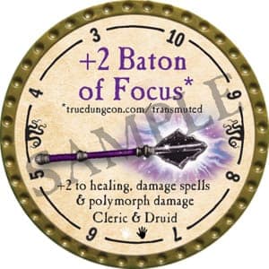 +2 Baton of Focus - 2016 (Gold) - C131