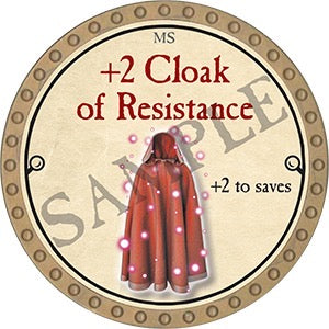 +2 Cloak of Resistance - 2023 (Gold) - C134