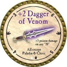 +2 Dagger of Venom - 2009 (Gold) - C136