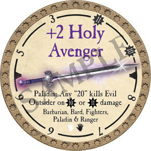 +2 Holy Avenger - 2019 (Gold) - C131