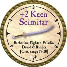 +2 Keen Scimitar - 2007 (Gold) - C131