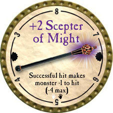 +2 Scepter of Might - 2011 (Gold) - C136