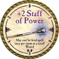 +2 Staff of Power - 2010 (Gold) - C136