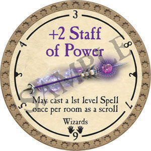 +2 Staff of Power - 2022 (Gold) - C138