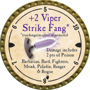 +2 Viper Strike Fang - 2014 (Gold) - C131