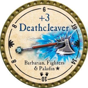 +3 Deathcleaver - 2015 (Gold) - C136