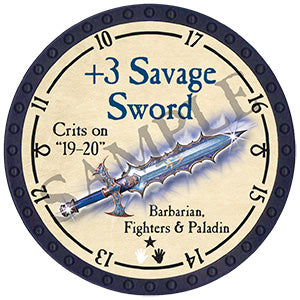 +3 Savage Sword - 2024 (Blue) - C98