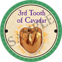 3rd Tooth of Cavadar - 2017 (Light Green) - C132