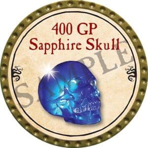 400 GP Sapphire Skull - 2016 (Gold) - C131