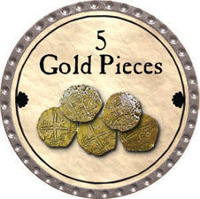 5 Gold Pieces - 2011 (Platinum) - C17