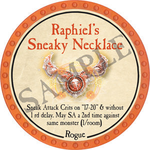 Raphiel's Sneaky Necklace - 2019 (Orange)