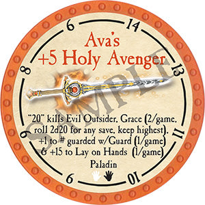 Ava's +5 Holy Avenger - 2020 (Orange) - C136