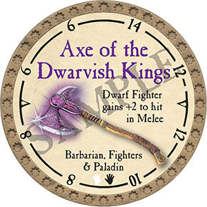 Axe of the Dwarvish Kings - 2021 (Gold) - C136