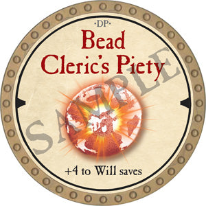 Bead Cleric's Piety - 2019 (Gold) - C17