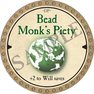 Bead Monk's Piety - 2019 (Gold) - C17