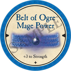 Belt of Ogre Mage Power - 2019 (Light Blue) - C135