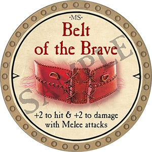 Belt of the Brave - 2021 (Gold) - C37