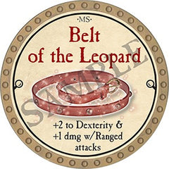 Belt of the Leopard - 2023 (Gold) - C134