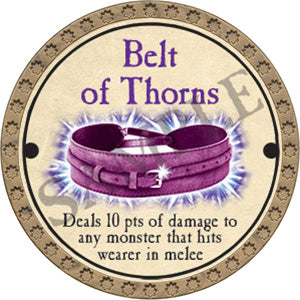 Belt of Thorns - 2017 (Gold) - C136