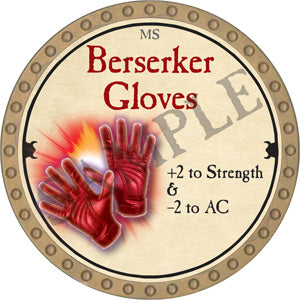 Berserker Gloves - 2018 (Gold) - C17