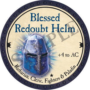 Blessed Redoubt Helm - 2018 (Blue) - C136