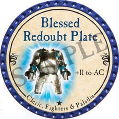 Blessed Redoubt Plate - 2016 (Blue) - C136