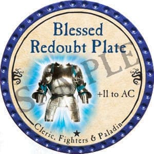 Blessed Redoubt Plate - 2016 (Blue) - C138