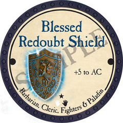 Blessed Redoubt Shield - 2017 (Blue) - C135